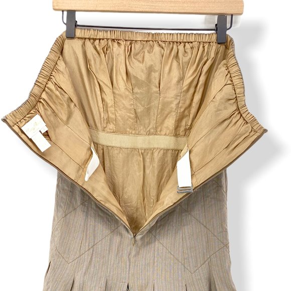 Tracy Reece Linen Blend Strapless Cocktail Dress - Picture 6 of 10